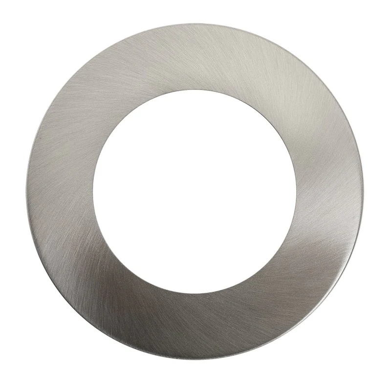 4 Inch Black Trim Ring (Snap-On/Clip-On) for 4 Inch Slim Recessed LED Pot Lights, Black/Silver