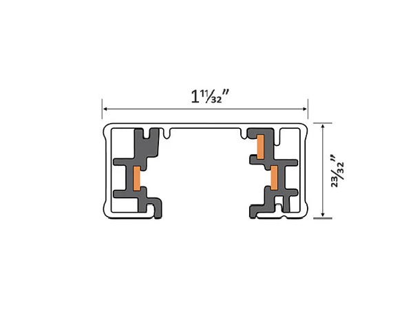 Single Circuit Track System - H Type - Single Circuit Track (Track light)