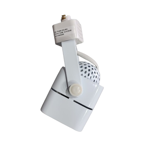 Line Volt. Square Track Light W/O Lamp.