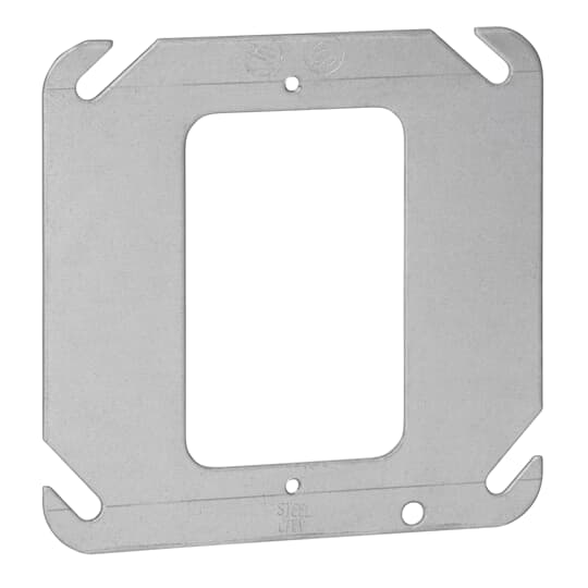 (Pack of 10 ) 52C0 | Flat blank square cover for 1 gang 4" LxW