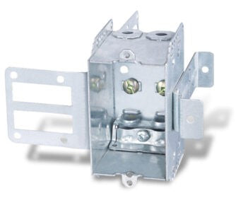 (Pack of 10 ) 2104-LSSAX1 Single gang Electrical box with bracket