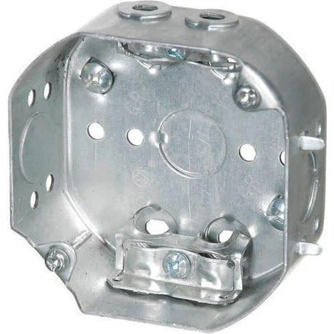 (Pack of 10 ) 54151-LA  Octagonal metal electrical box 4"
