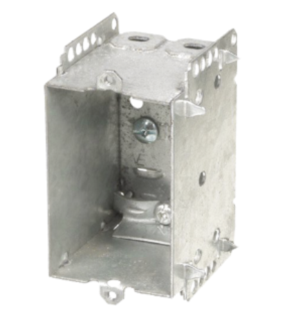 (Pack of 10 ) 2104-LLE  Single gang Electrical box