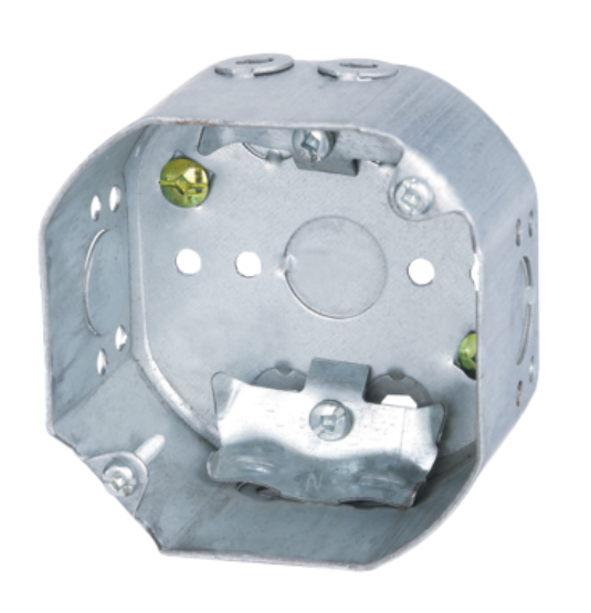(Pack of 10 ) 54171-L  Octagonal junction electrical box with cable 4"