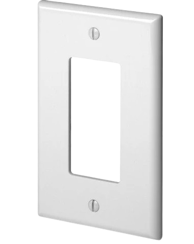 (Pack of 10 ) 1-Gang Decora Wall Plate 80401-NW