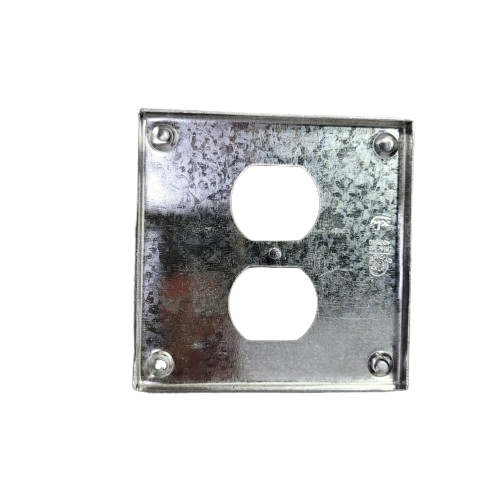 (Pack of 10 ) 8365 Surface cover for one duplex receptacles 3/8 raised