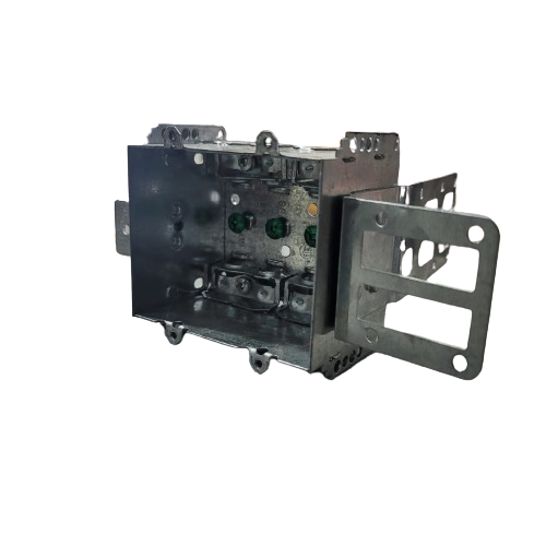 (Pack of 10 ) 2104-LSSAX2 Two gang Electrical box with wraparound