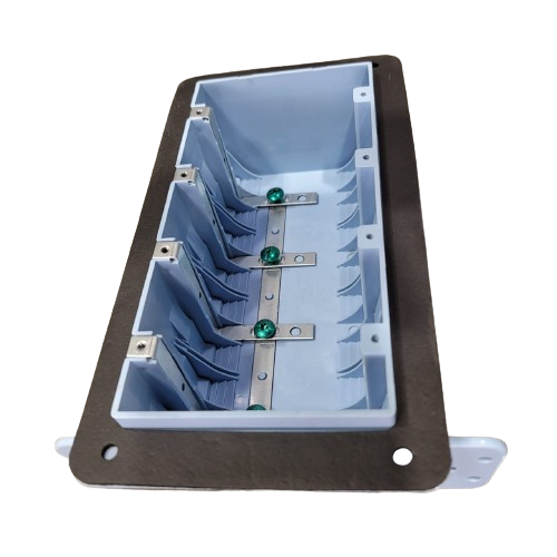(Pack of 10 ) SWPB-5 4-Gang Switch Plastic Waterproof Wiring Box (VAPOR TIGHT)