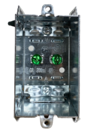 (Pack of 10 ) 2104-LLE  Single gang Electrical box