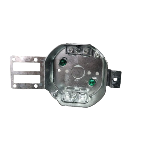 (Pack of 10 ) 54151-LSSAX  Octagonal metal electrical box with side 4"