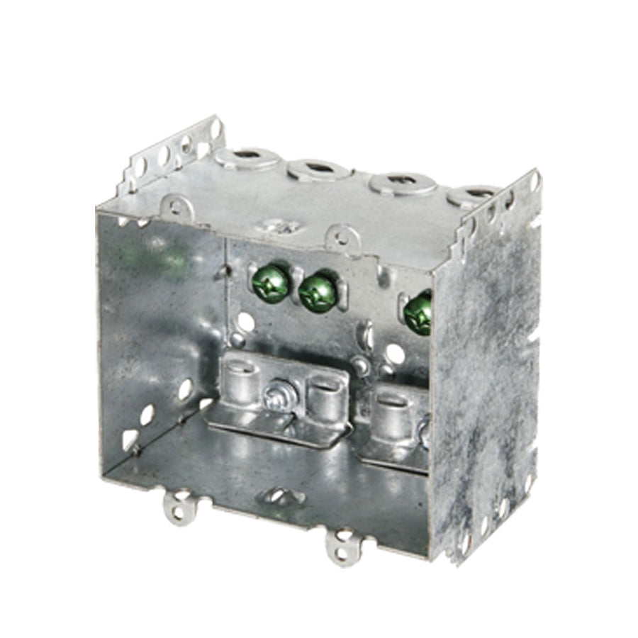 (Pack of 10 ) 2104-LLE2  Two gang Electrical box