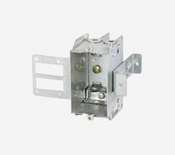 (Pack of 10 ) 2104-LSSAX1 Single gang Electrical box with bracket