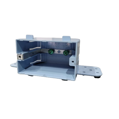 (Pack of 10 ) SPB-1 Gang Switch Plastic Wiring Box