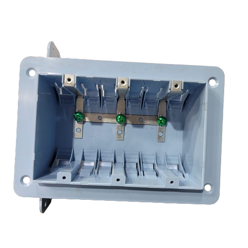 (Pack of 10 ) SPB-3  3-Gang Switch Plastic Wiring Box