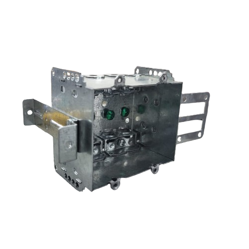 (Pack of 10 ) 2104-LSSAX2 Two gang Electrical box with wraparound