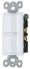 COMBINATION DUAL DECORATOR SWITCHES
