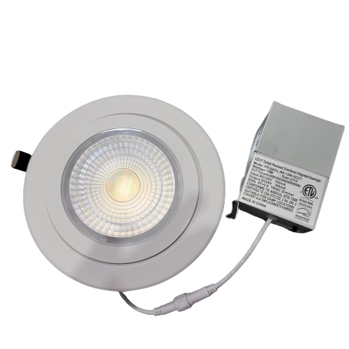 LED Gimbal Downlight 6" 5CCT 360 Rotation