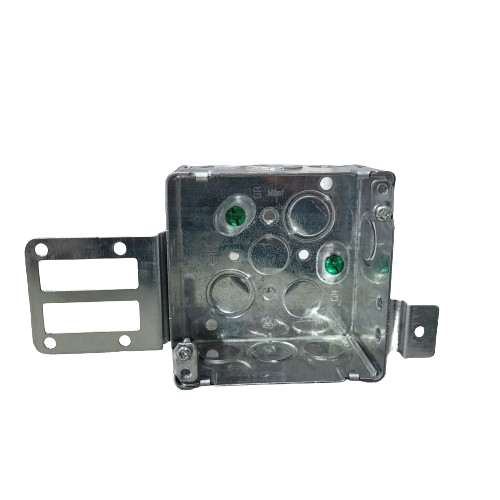 (Pack of 10 ) 52171-KSSX  4" Square conduit electrical box with bracket