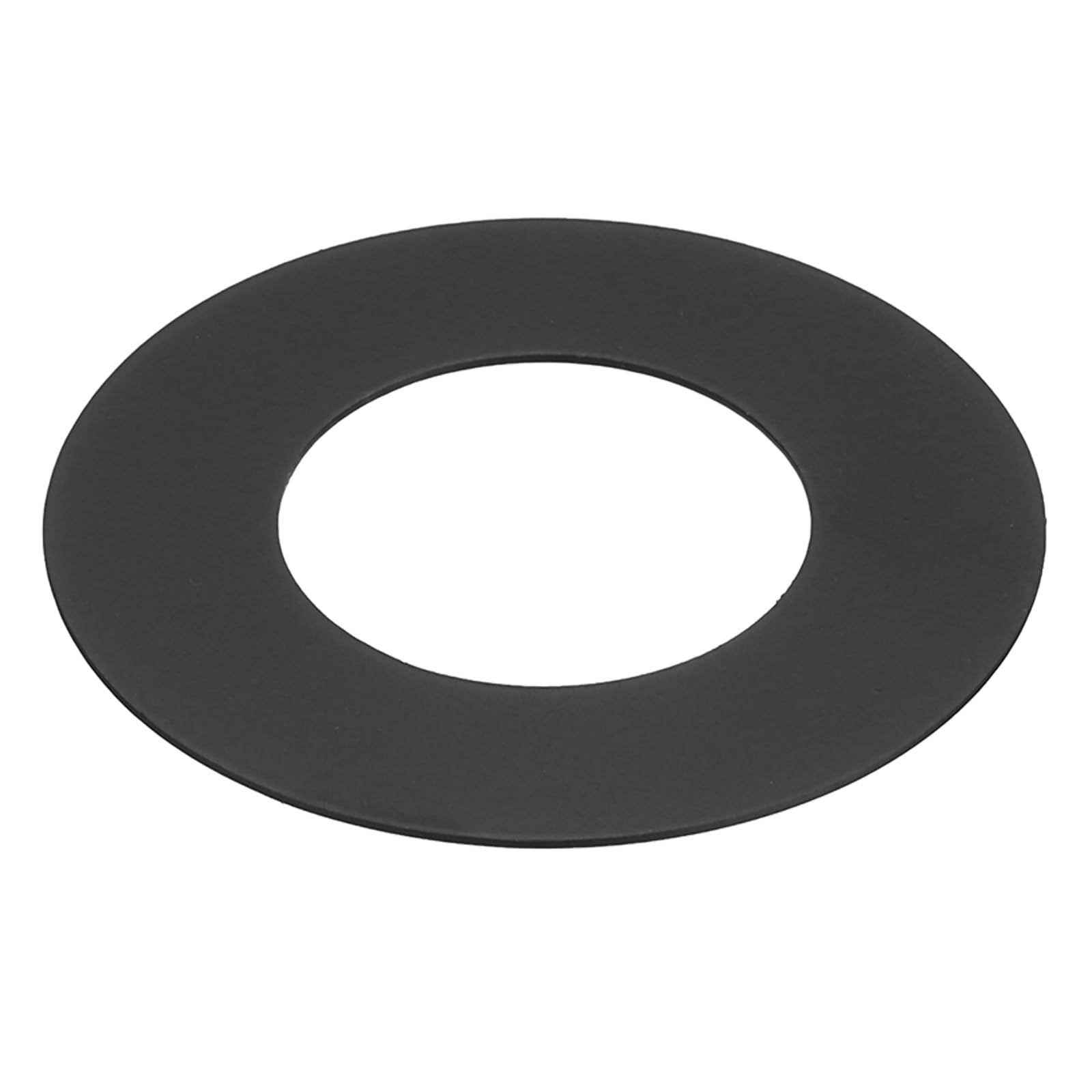 4 Inch Black Trim Ring (Snap-On/Clip-On) for 4 Inch Slim Recessed LED Pot Lights, Black/Silver