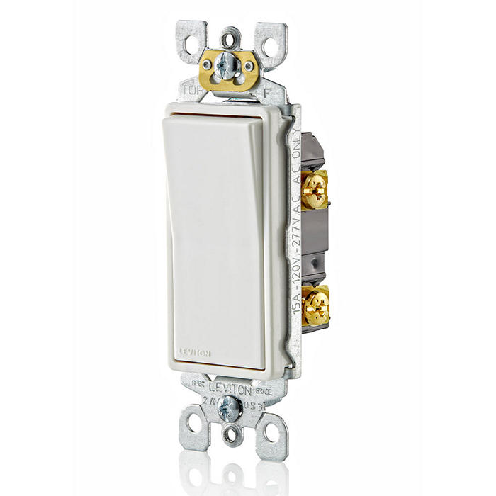 LEVITON Switch Single Pole Grounding Interrupter (pack of 10)