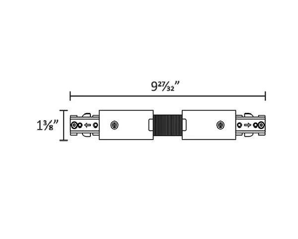 Single Circuit Track System - H Type - Flexible Connector