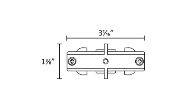 Single Circuit Track System - H Type - Mini Joiner