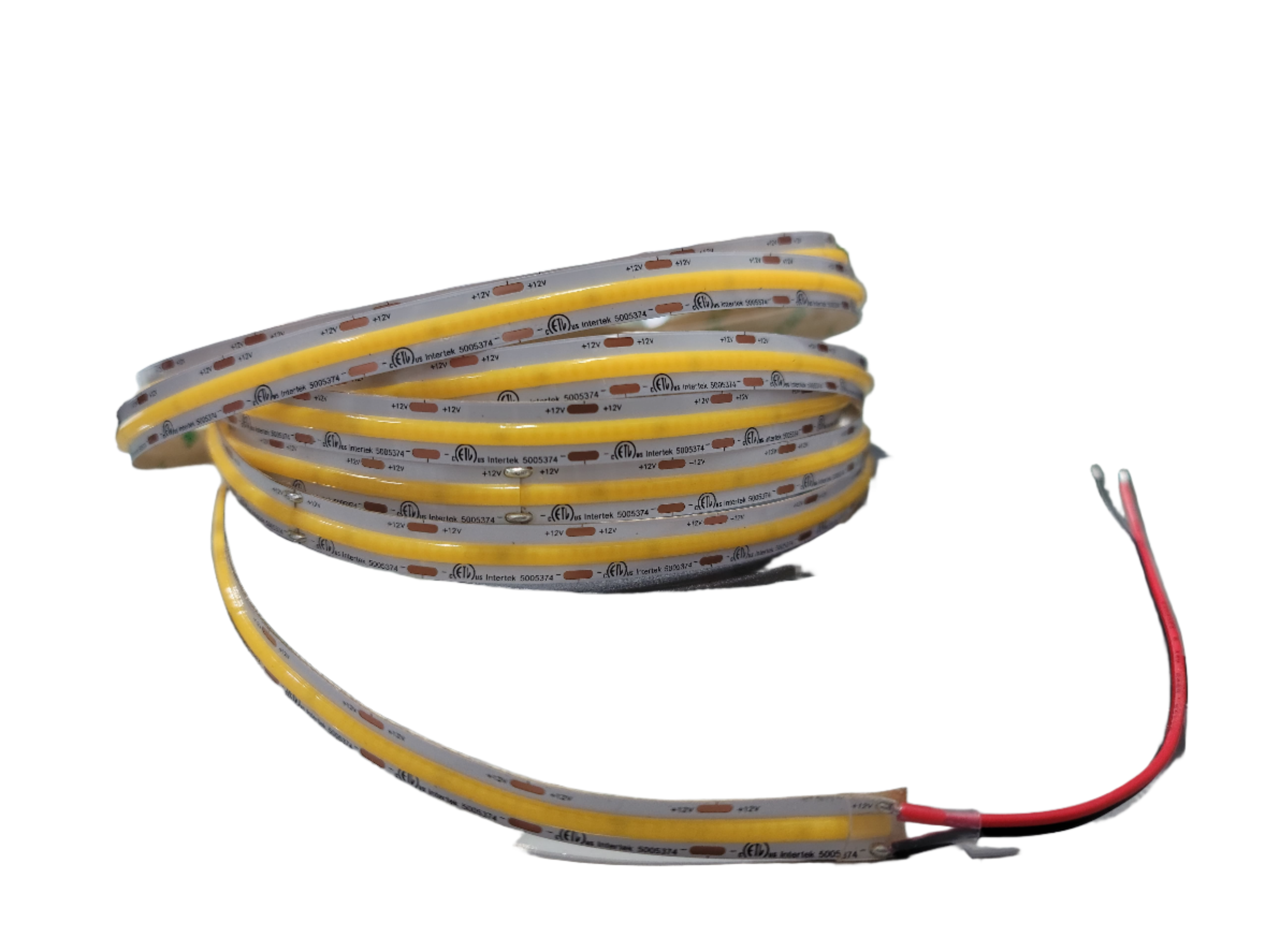 LED COB Strip 12V 4000K 5 meter with 3M adhesive back 10Watt / meter