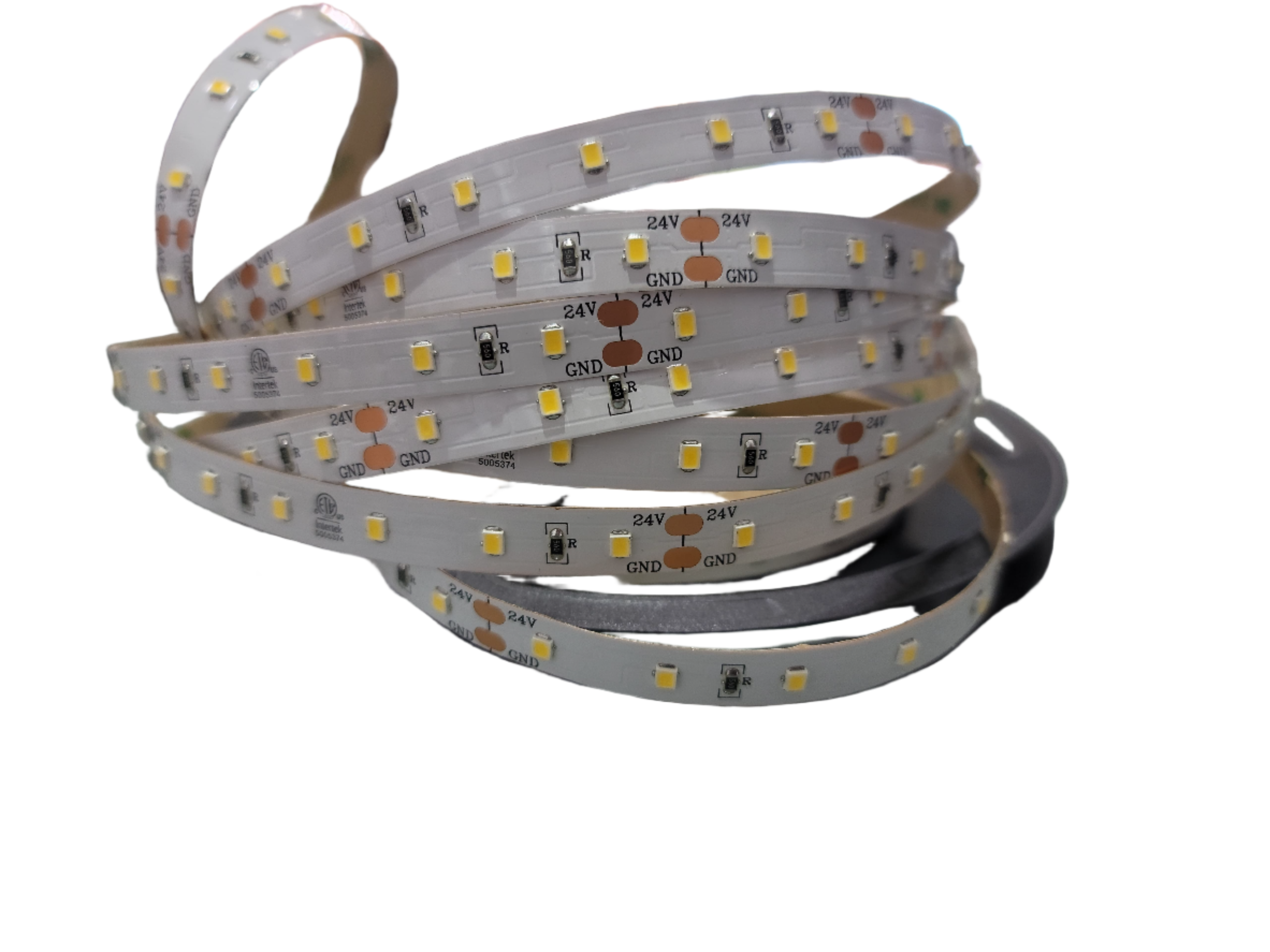 LED Strip Light 24V 6000K 10 meter with 3M adhesive back 12Watt / meter