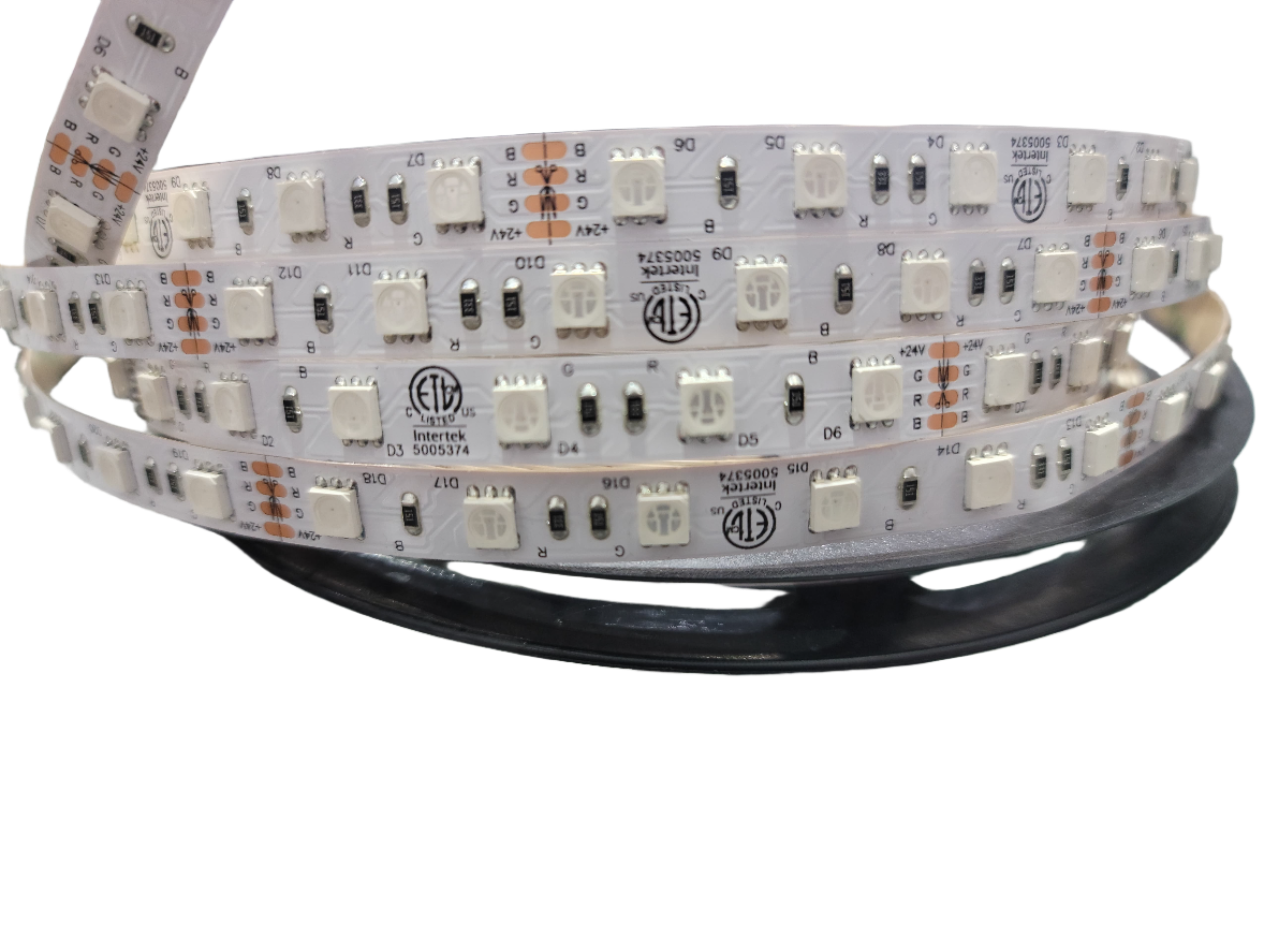 LED Strip Light 24V RGB 10 meter with 3M adhesive back 14.4Watt / meter