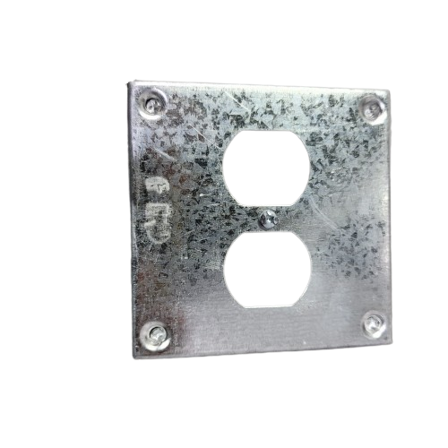 (Pack of 10 ) 8365 Surface cover for one duplex receptacles 3/8 raised