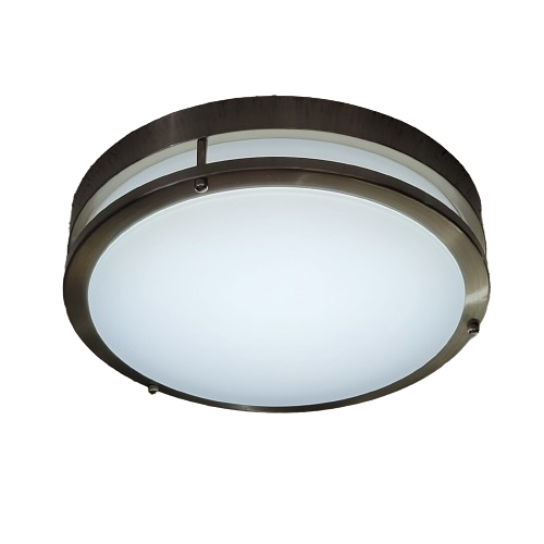 CLOSE-TO-CEILING integral LED 2950 lumen Damen location Black Finished 5000K 35Watt 16-1/5"D
