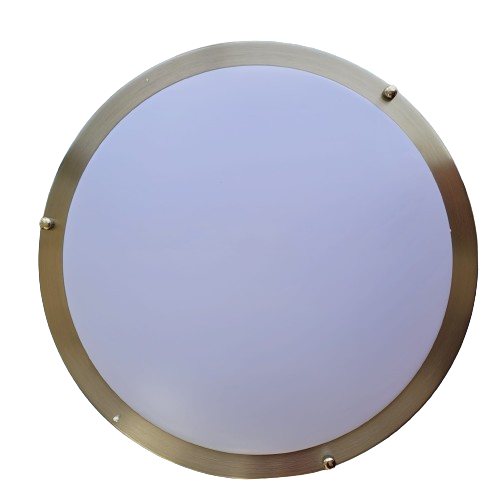 CLOSE-TO-CEILING integral LED 2950 lumen Damen location Black Finished 5000K 35Watt 16-1/5"D