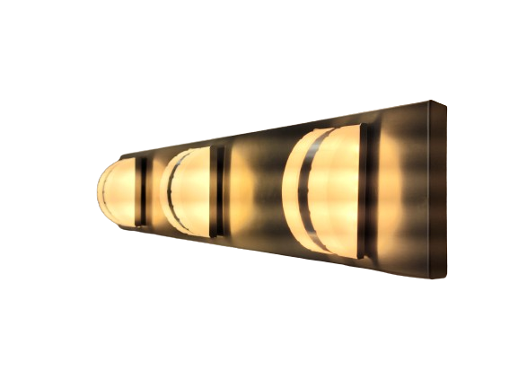 LED Vanity Light V2 19" RD 15W WHT 3CCT