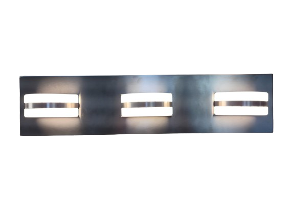 LED Vanity Light V2 19" RD 15W WHT 3CCT
