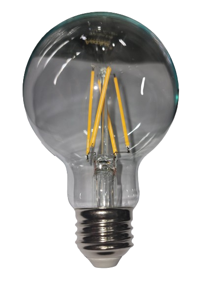 G80 Vintage Style Bulb 2700K  7W Clear dimmable