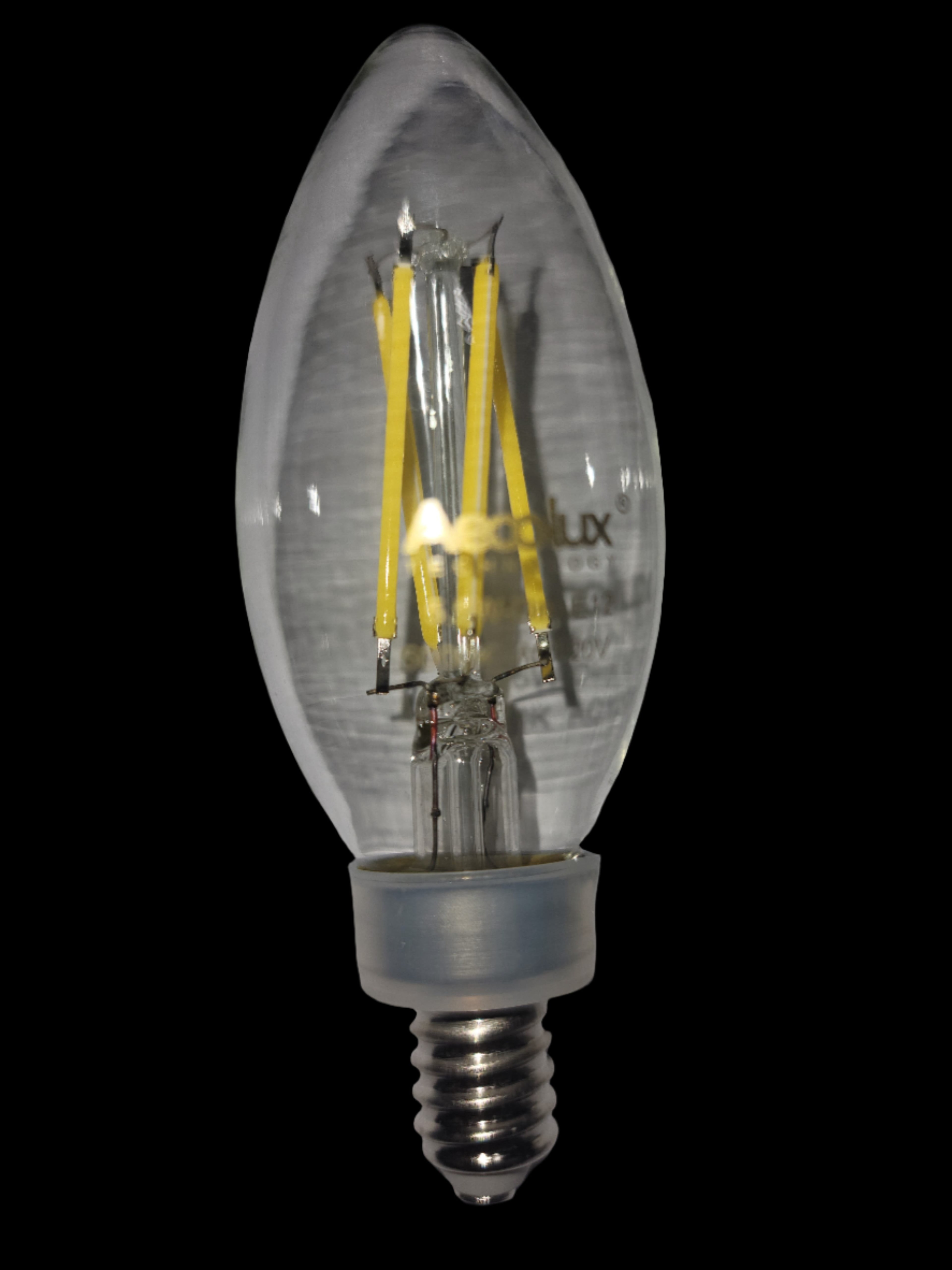 C35 Vintage Bulb 5.5W E12/AC120 5000K Clear Dimmable