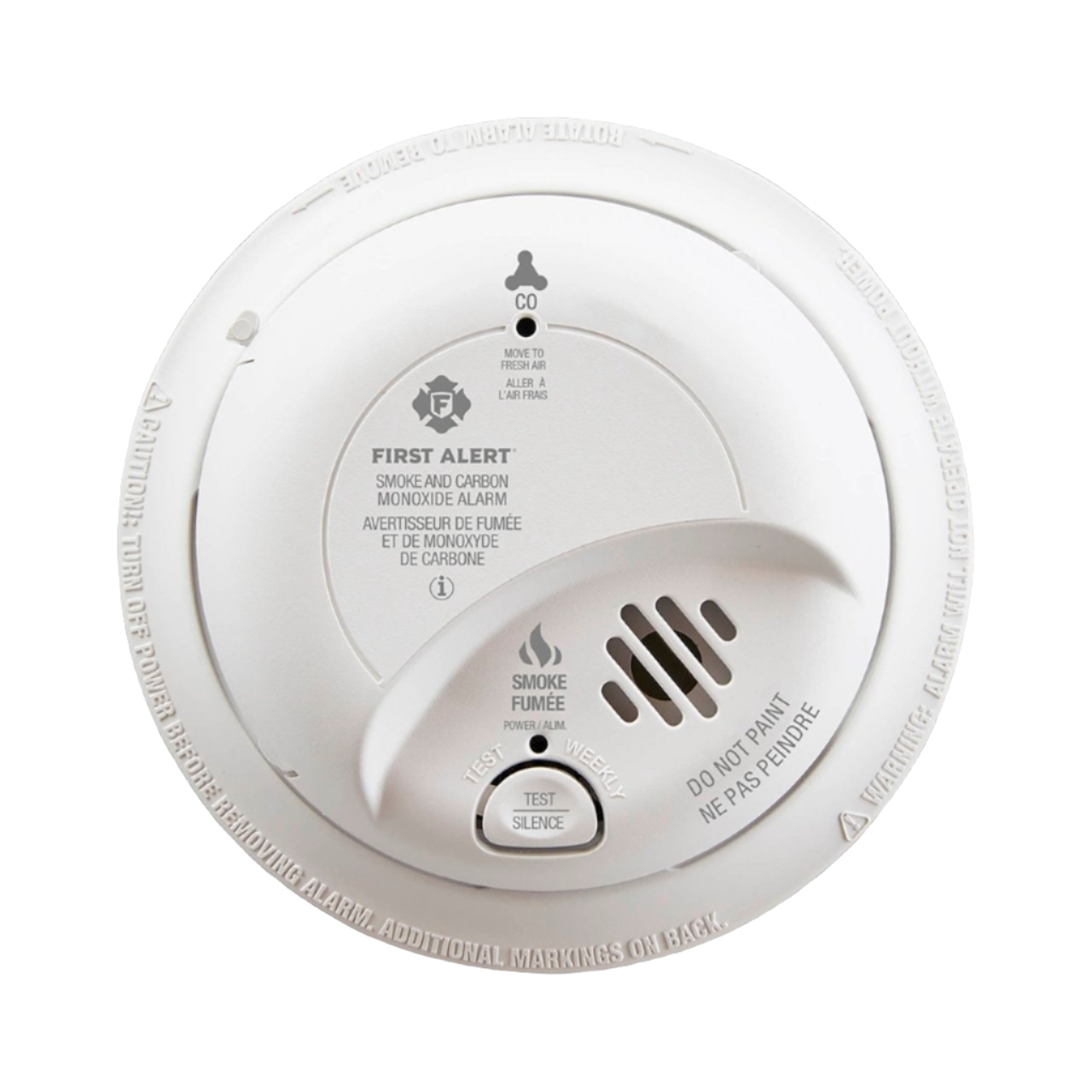 SC9120BA Hardwired Smoke And Carbon Monoxide Alarm With Battery Backup