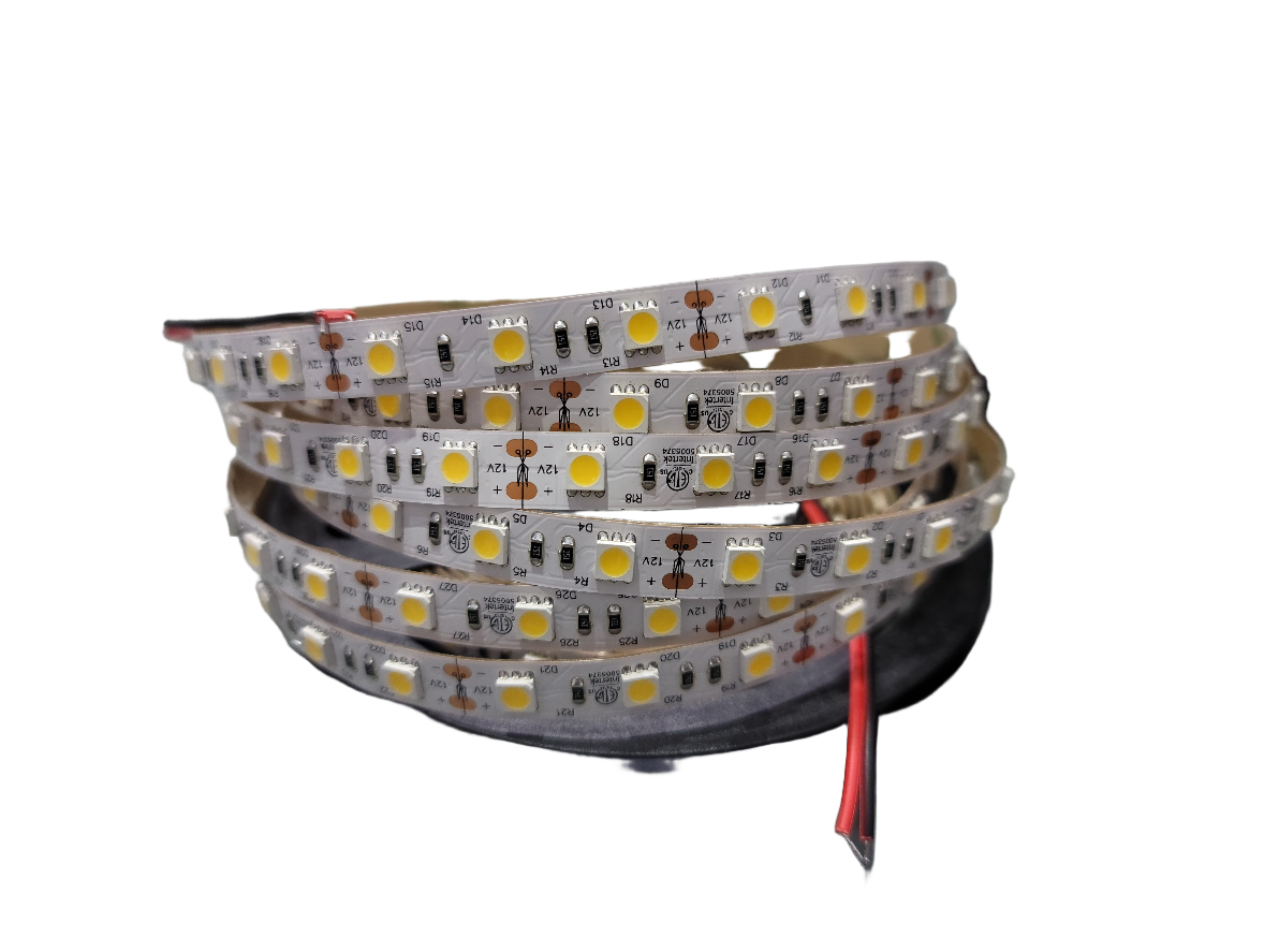 Brighter LED Strip Light 12V 4000K 5 meter with 3M adhesive back 12Watt / meter