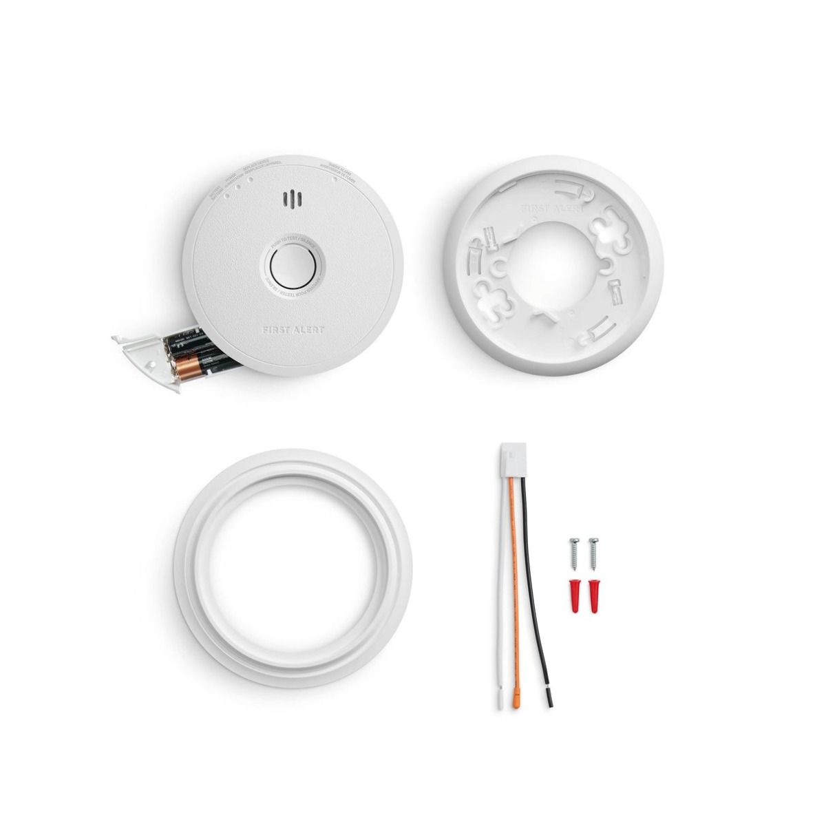 SM6W01 - SMOKE ALARM HARDWIRED SMOKE ALARM WITH REPLACEABLE BATTERY BACKUP